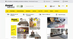 Desktop Screenshot of karpetwereld.nl